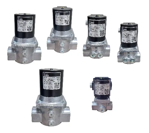 iLAN Gas Solenoid Valves range